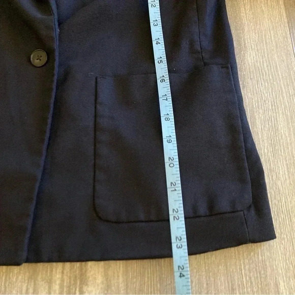 GAP ICON BLAZER PQ NAVY UNIFORM WOMENS SZ 6 - Picture 6 of 7